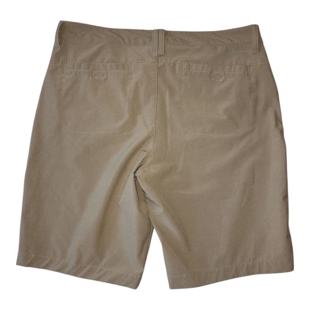 Eddie Bauer Shorts Womens 10 Tan Outdoor Hiking Pockets Active Neutral Travel - Picture 6 of 6